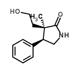 CAS#: 811445-47-3, (3R,4S)-3-(2-Hydroxyethyl)-3-methyl-4-phenyl-2-pyrrolidinone