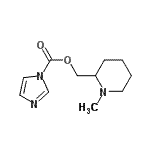 CAS#: 811448-28-9, (1-Methyl-2-piperidinyl)methyl 1H-imidazole-1-carboxylate