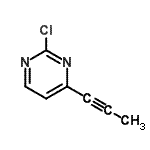 CAS#: 811450-47-2, 2-Chloro-4-(1-propyn-1-yl)pyrimidine
