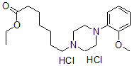 CAS#: 81185-85-5, 1-(6-Ethoxycarbonylhexyl)-4-(o-methoxyphenyl)piperazine dihydrochloride