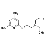 CAS 登录号：811868-36-7， N'-(2,6-二甲基-4-嘧啶基)-N,N-二乙基-1,2-乙二胺