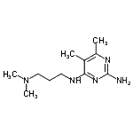 CAS#: 812020-60-3, N<sup>4</sup>-[3-(Dimethylamino)propyl]-5,6-dimethyl-2,4-pyrimidinediamine