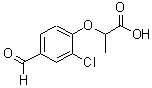 CAS 登录号：812642-71-0， 2-(2-氯-4-甲酰基苯氧基)丙酸