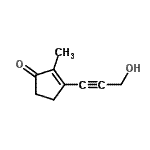 CAS#: 81280-45-7, 3-(3-Hydroxy-1-propyn-1-yl)-2-methyl-2-cyclopenten-1-one