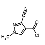 CAS#: 81303-58-4, 3-Cyano-1-methyl-1H-pyrazole-4-carbonyl chloride