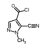 CAS#: 81303-60-8, 5-Cyano-1-methyl-1H-pyrazole-4-carbonyl chloride