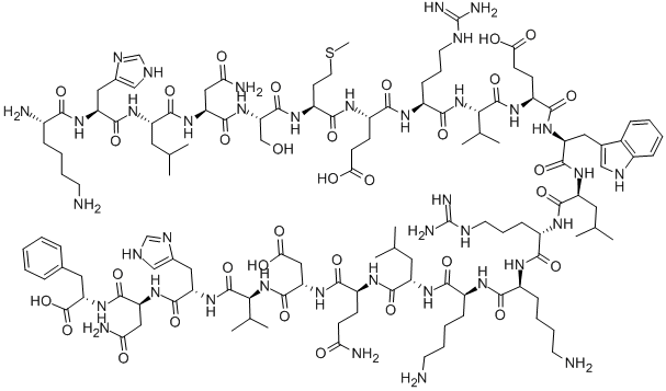 CAS 登录号:81306-64-1, 甲状旁腺激素片段 (13-34) (人)