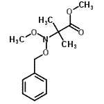 CAS 登录号：81308-36-3， 甲基N-(苄氧基)-N-甲氧基-2-甲基丙氨酸酯