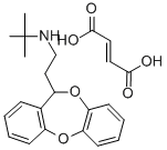 CAS#: 81320-42-5, (+-)-N-T-Butyl-11H-Dibenzo(b,e)(1,4)Dioxepin-11-Ethanamine Fumarate