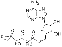 CAS#: 81336-74-5, 5'-Adenylic Acid Anhydride With (Dichloromethylene)Bis[Phosphonic Acid] (1:1)