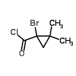 CAS#: 81359-21-9, 1-Bromo-2,2-dimethylcyclopropanecarbonyl chloride