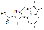 CAS#: 81384-50-1, 3,6,7,8-Tetramethyl-4-(2-methylpropyl)-6H-pyrrolo[4,5-f]indolizine-2-carboxylic acid