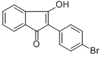 CAS 登录号：81397-85-5， 2-(4-溴苯基)-3-羟基-1H-茚-1-酮