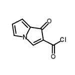 CAS#: 81400-08-0, 1-Oxo-1H-pyrrolizine-2-carbonyl chloride
