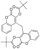 CAS#: 81456-57-7, [4-[[3-(2,2-Dimethylpropanoyloxy)-2-Oxo-Chromen-4-Yl]Methyl]-2-Oxo-Chromen-3-Yl] 2,2-Dimethylpropanoate