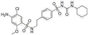 CAS#: 81514-39-8, 1-[4-[2-[(4-Amino-5-Chloro-2-Methoxy-Phenyl)Sulfonylamino]Ethyl]Phenyl ]Sulfonyl-3-Cyclohexyl-Urea