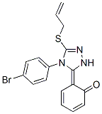CAS#: 81518-40-3, (6Z)-6-[4-(4-Bromophenyl)-5-Prop-2-Enylsulfanyl-2H-1,2,4-Triazol-3-Ylidene]Cyclohexa-2,4-Dien-1-One
