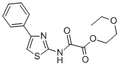 CAS#: 81529-70-6, 2-Ethoxyethyl N-(4-Phenylthiazol-2-Yl)Oxamate