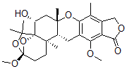 CAS#: 81543-02-4, (3S)-1,2,3,6,7,7A,10,14,14ab,14b-Decahydro-6a-Hydroxy-3Α,13-Dimethoxy-5,5,7ab,9,14ba-Pentamethyl-12H-3b,5ab-Epoxy-5H-Furo[3,4-I]Oxepino[4,3-a]Xanthen-12-One