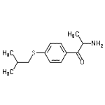 CAS#: 81549-90-8, 2-Amino-1-[4-(isobutylsulfanyl)phenyl]-1-propanone