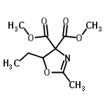 CAS#: 815575-41-8, Dimethyl 5-ethyl-2-methyl-1,3-oxazole-4,4(5H)-dicarboxylate