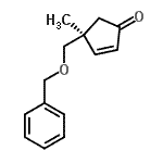 CAS#: 815587-17-8, (4S)-4-[(Benzyloxy)methyl]-4-methyl-2-cyclopenten-1-one