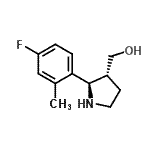 CAS#: 815631-70-0, [(2R,3R)-2-(4-Fluoro-2-methylphenyl)-3-pyrrolidinyl]methanol