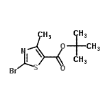 CAS#: 81569-41-7, 2-Methyl-2-propanyl 2-bromo-4-methyl-1,3-thiazole-5-carboxylate