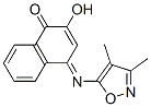 CAS 登录号:81620-91-9, 2-羟基-N-(3,4-二甲基-5-异恶唑基)-1,4-萘醌亚胺