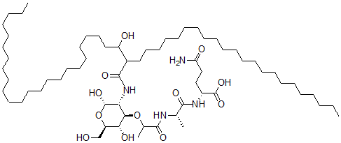 CAS 登录号：81649-55-0， 6-O-(3-羟基-2-二十二烷基二十六碳酰基)胞壁酰二肽