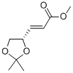 CAS#: 81703-93-7, Methyl (S)-(+)-3-(2,2-Dimethyl-1,3-Dioxolan-4-Yl)-trans-2-Propenoate