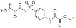 CAS#: 81717-16-0, ((4-((((Hydroxyamino)Oxoacetyl)Amino)Sulfonyl)Phenyl)Amino)Oxoacetic Acid Ethyl Ester