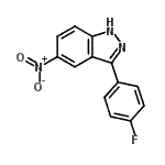 CAS#: 817200-27-4, 3-(4-Fluorophenyl)-5-nitro-1H-indazole