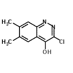 CAS#: 817209-31-7, 3-Chloro-6,7-dimethyl-4-cinnolinol