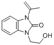 CAS 登录号：81942-81-6， 1,3-二氢-1-(2-羟基乙基)-3-(1-甲基乙烯基)-2H-苯并咪唑-2-酮