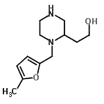 CAS#: 819802-25-0, 2-{1-[(5-Methyl-2-furyl)methyl]-2-piperazinyl}ethanol