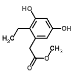 CAS 登录号：819812-59-4， 甲基(2-乙基-3,5-二羟基苯基)乙酸酯
