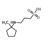 CAS#: 819863-17-7, 3-[(1-Methylcyclopentyl)amino]-1-propanesulfonic acid