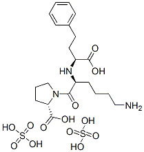 CAS 登录号：82009-35-6， (S)-1-[N2-(1-羧基-3-苯基丙基)-L-赖氨酰]-L-脯氨酸二硫酸盐