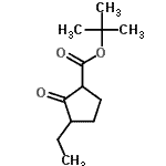 CAS#: 820236-09-7, 2-Methyl-2-propanyl 3-ethyl-2-oxocyclopentanecarboxylate