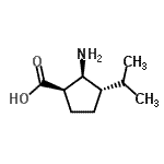 CAS#: 820236-35-9, (1R,2S,3S)-2-Amino-3-isopropylcyclopentanecarboxylic acid