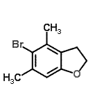 CAS#: 820258-91-1, 5-Bromo-4,6-dimethyl-2,3-dihydro-1-benzofuran