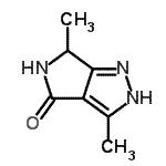 CAS#: 82036-26-8, 3,6-Dimethyl-5,6-dihydropyrrolo[3,4-c]pyrazol-4(2H)-one