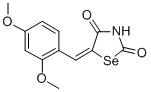 CAS 登录号：82085-47-0， 5-((2,4-二甲氧基苯基)亚甲基)硒唑烷-2,4-二酮