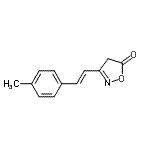 CAS 登录号：820967-84-8， 3-[(E)-2-(4-甲基苯基)乙烯基]-1,2-恶唑-5(4H)-酮