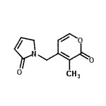 CAS#: 820986-35-4, 1-[(3-Methyl-2-oxo-2H-pyran-4-yl)methyl]-1,5-dihydro-2H-pyrrol-2-one