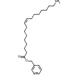 CAS 登录号：82120-92-1， 3-吡啶基甲基(9Z)-9-十八碳烯酸酯