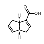 CAS 登录号：82131-21-3， (3aS,6aR)-3,3a,6,6a-四氢-1-并环戊二烯羧酸