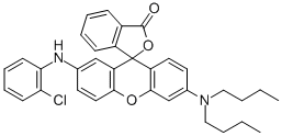 CAS 登录号：82137-81-3， 2'-(2-氯苯胺基)-6'-(二丁基氨基)荧烷