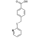 CAS 登录号：82145-80-0， 4-[(2-吡啶基硫基)甲基]苯甲酸